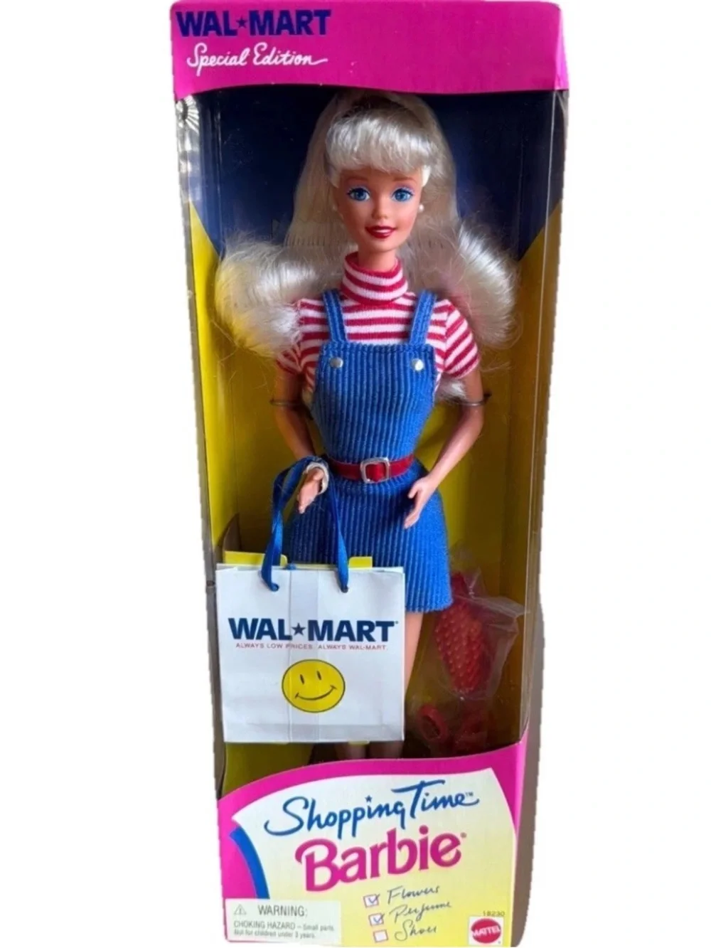 1997 Walmart Special Edition Shopping Time Barbie Doll NRFB Mattel Vintage New!